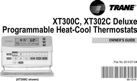 Trane XT300C Thermostat User Manual.php